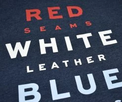 Baseballism – Home Team – Red, White And Blue T-Shirt (Men’s) -Baseball Fantastic Store products hometeam rwb 3