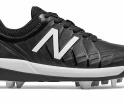 New Balance 4040v5 Youth Molded Cleats – Black/White (J4040BK5)