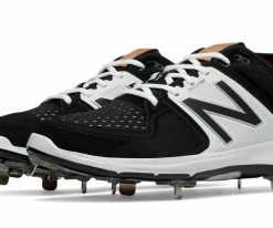 New Balance – Black/White Low-Cut 3000v3 Metal Spikes (L3000BK3)