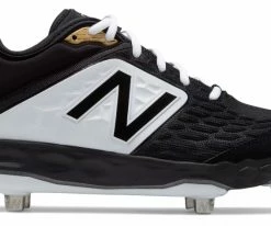 New Balance – Black/White Low-Cut L3000v4 Metal Spikes (L3000BK4)