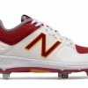 New Balance – Coumarin Pack Spikes – White/Burgundy/Gold (L3000MW3) -Baseball Fantastic Store products l3000mw3 1