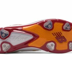 New Balance – Coumarin Pack Spikes – White/Burgundy/Gold (L3000MW3) -Baseball Fantastic Store products l3000mw3 4