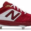 New Balance – Cardinal/White Low-Cut L3000v4 Metal Spikes (L3000MW4) -Baseball Fantastic Store products l3000mw4 1