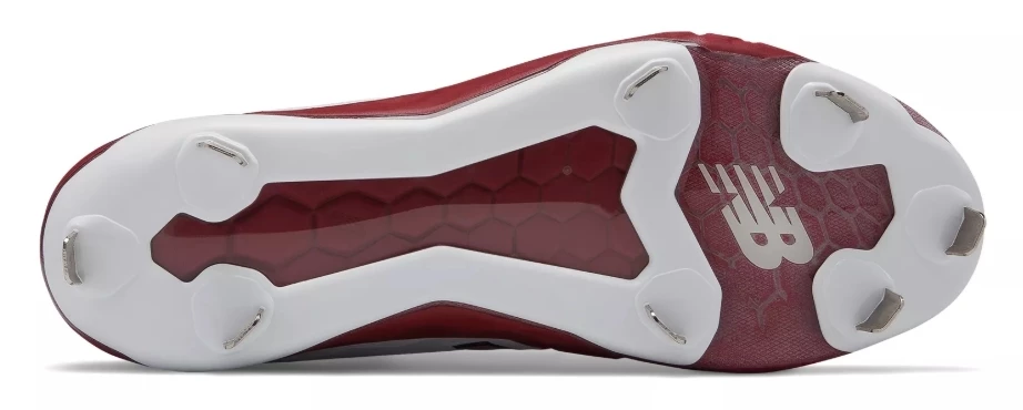 New Balance – Cardinal/White Low-Cut L3000v4 Metal Spikes (L3000MW4) 5 New Balance – Cardinal/White Low-Cut L3000v4 Metal Spikes (L3000MW4) - Image 3