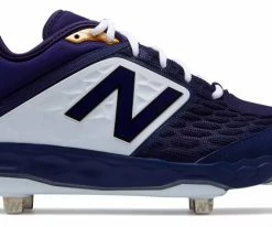 New Balance – Navy/White Low-Cut L3000v4 Metal Spikes (L3000TN4)