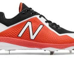 New Balance – Black/Orange 4040v4 Baseball Spikes (L4040BO4)