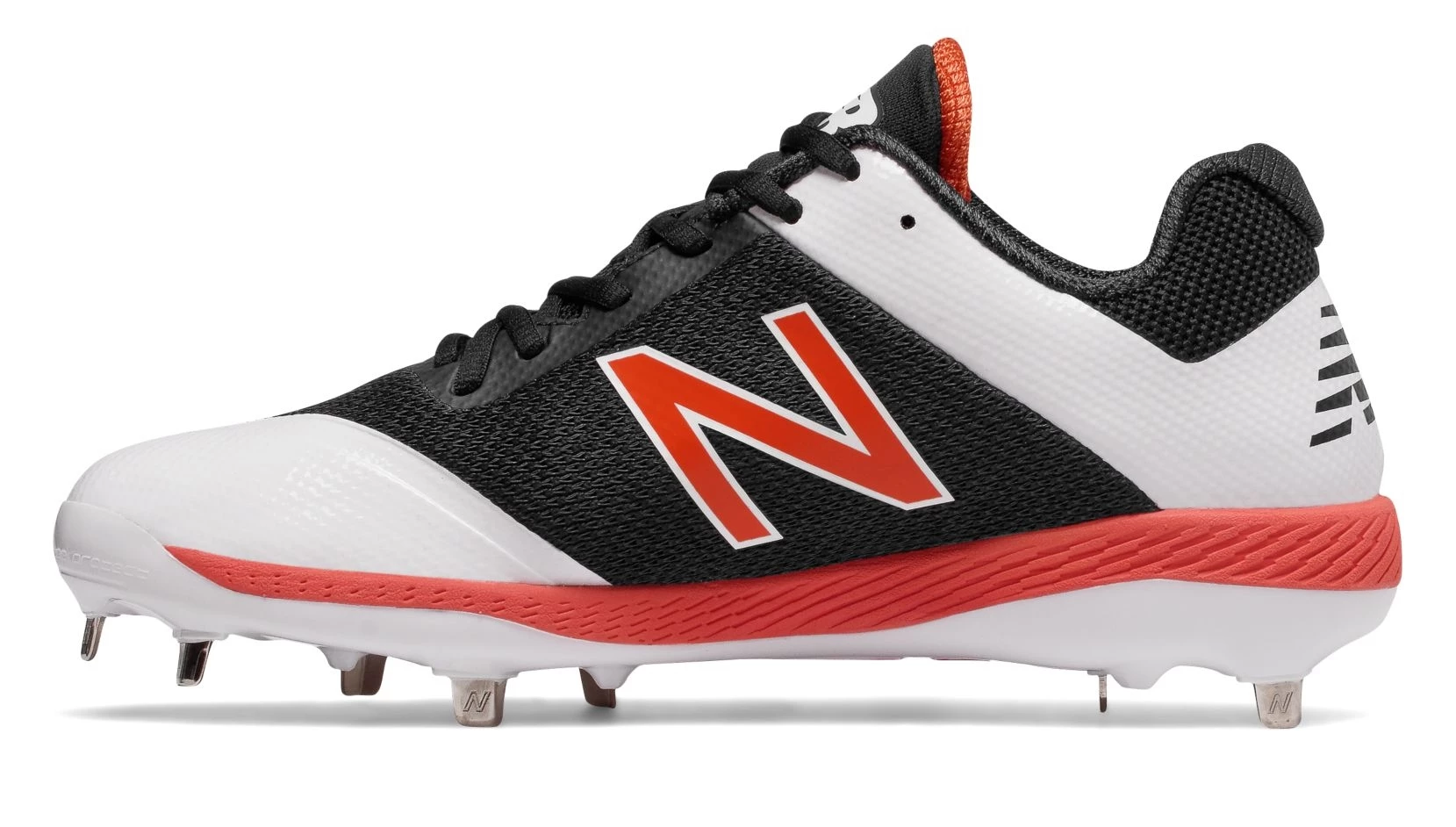 New Balance – Black/Orange 4040v4 Baseball Spikes (L4040BO4) 4 New Balance – Black/Orange 4040v4 Baseball Spikes (L4040BO4) - Image 2