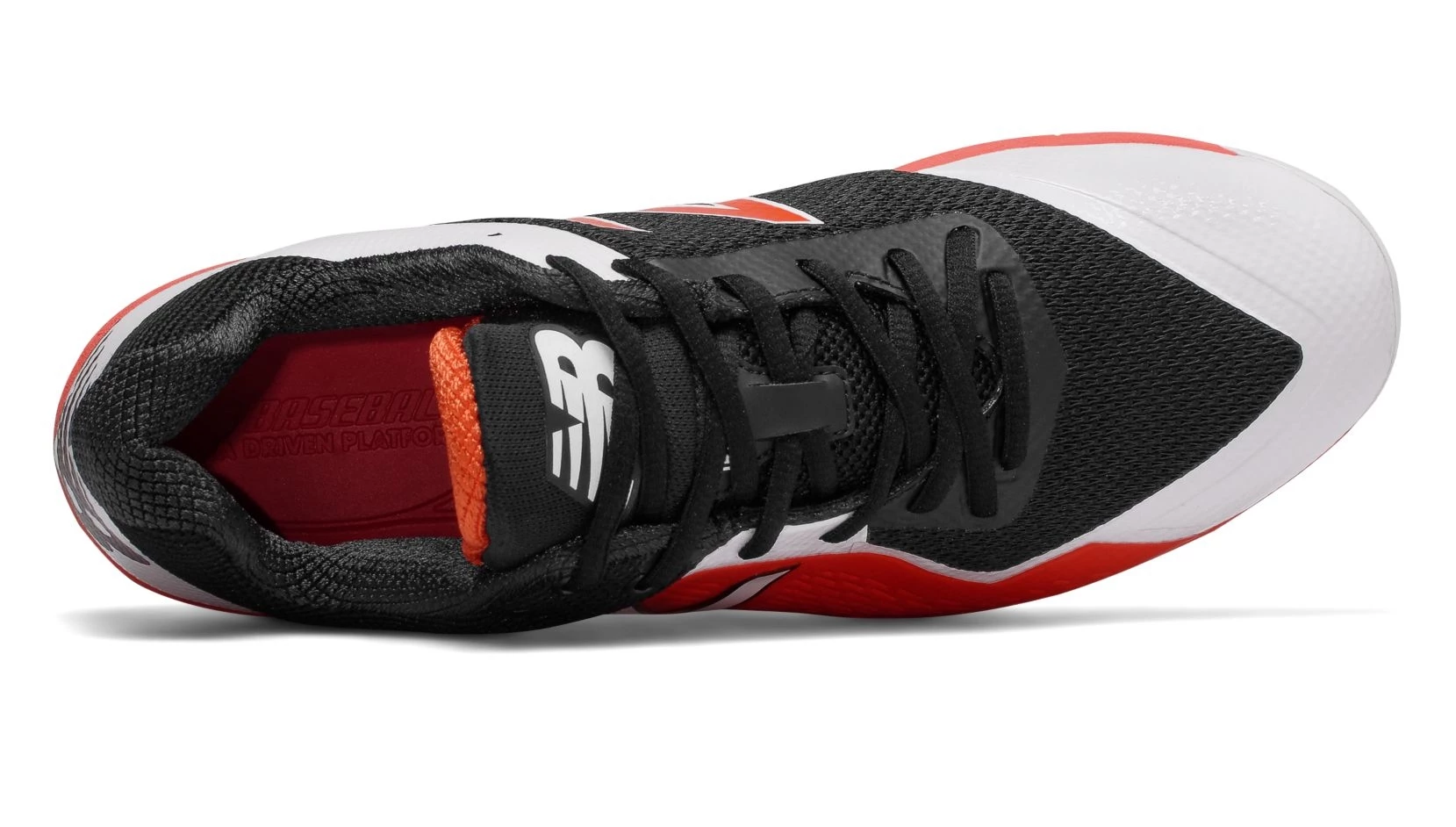 New Balance – Black/Orange 4040v4 Baseball Spikes (L4040BO4) 5 New Balance – Black/Orange 4040v4 Baseball Spikes (L4040BO4) - Image 3