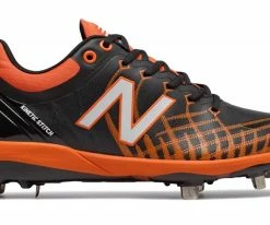New Balance 4040v5 Metal Spikes – Black/Orange (L4040BO5)