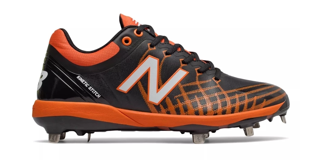 New Balance 4040v5 Metal Spikes – Black/Orange (L4040BO5) 3 New Balance 4040v5 Metal Spikes – Black/Orange (L4040BO5)