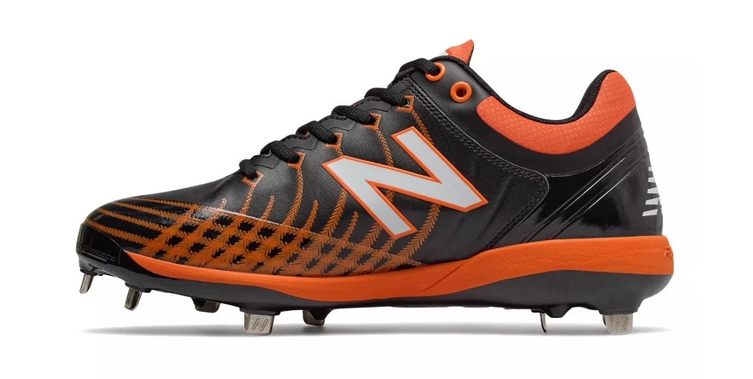 New Balance 4040v5 Metal Spikes – Black/Orange (L4040BO5) 4 New Balance 4040v5 Metal Spikes – Black/Orange (L4040BO5) - Image 2