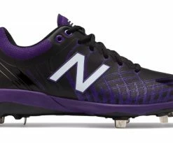 New Balance 4040v5 Metal Spikes – Black/Purple (L4040BP5)