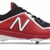 New Balance – Black/Red 4040v4 Baseball Spikes (L4040BR4) -Baseball Fantastic Store products l4040br4 1