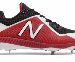 New Balance – Black/Red 4040v4 Baseball Spikes (L4040BR4)