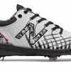 New Balance 4040v5 Metal Spikes – Black/White (L4040PW5) -Baseball Fantastic Store products l4040pw5 1