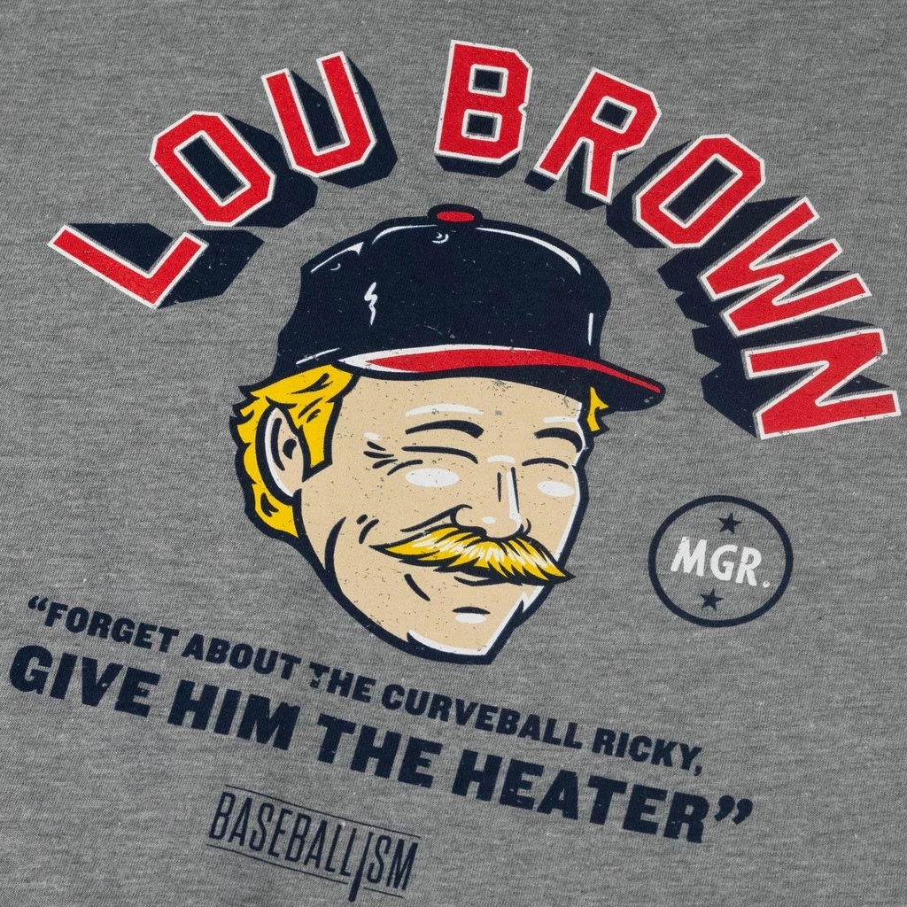 Baseballism – Lou Brown T-Shirt (Men’s) 4 Baseballism – Lou Brown T-Shirt (Men’s) - Image 2