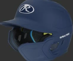 Rawlings Mach Batting Helmet W/ EXT Flap – Navy (MACHEXTR)