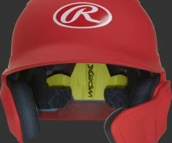 Rawlings Mach Batting Helmet W/ EXT Flap – Red (MACHEXTR) 9 Rawlings Mach Batting Helmet W/ EXT Flap – Red (MACHEXTR) -Baseball Fantastic Store products machextr red 3