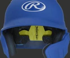 Rawlings Mach Batting Helmet W/ EXT Flap – Royal (MACHEXTR) -Baseball Fantastic Store products machextr royal 3
