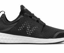 New Balance – Black/White Fresh Foam Running Shoes (MCRUZBK)