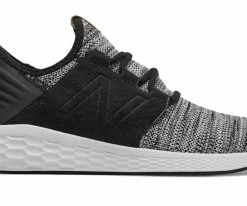 New Balance – Men’s Black/White Fresh Foam Cruz V2 Knit (MCRUZKW2)