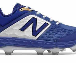 New Balance – Men’s Royal/White 3000v4 Fresh Foam Molded Cleat (PL3000B4)