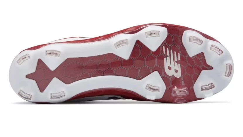 New Balance – Men’s Cardinal/White 3000v4 Fresh Foam Molded Cleat (PL3000M4) 5 New Balance – Men’s Cardinal/White 3000v4 Fresh Foam Molded Cleat (PL3000M4) - Image 4