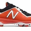 New Balance – Orange/Black Low Rubber Baseball Cleats (PL4040B4) -Baseball Fantastic Store products pl4040b4 1