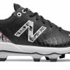 New Balance 4040v5 Adult Molded Cleats – Black/White (PL4040E5) -Baseball Fantastic Store products pl4040e5 1