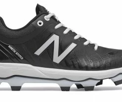 New Balance 4040v5 Adult Molded Cleat – Black/White (PL4040K5)