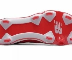 New Balance 4040v5 Adult Molded Cleats – Red/White (PL4040R5) -Baseball Fantastic Store products pl4040r5 4