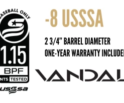 Victus Vandal Senior League (-8) USSSA Bat (VSBVX8) 9 Victus Vandal Senior League (-8) USSSA Bat (VSBVX8) -Baseball Fantastic Store products sl 8 vandal lineup