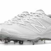 New Balance SM4040W1 White/White Women’s Fastpitch Spikes 2 New Balance SM4040W1 White/White Women’s Fastpitch Spikes -Baseball Fantastic Store products sm4040w1 1