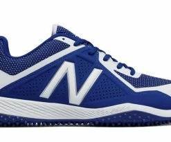 New Balance – Royal/White 4040v4 Baseball Turf Shoes (T4040TB4)