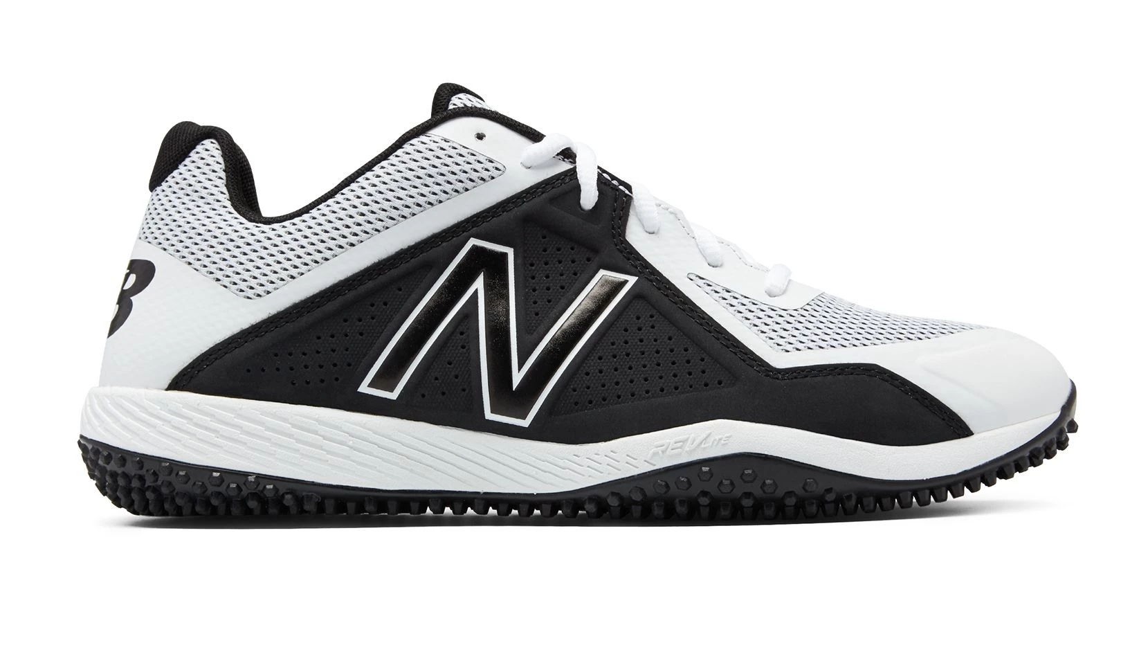 New Balance – White/Black 4040v4 Baseball Turf Shoes (T4040WB4) 3 New Balance – White/Black 4040v4 Baseball Turf Shoes (T4040WB4)