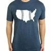 Baseballism United Seams Navy T-Shirt (Men’s) 1 Baseballism United Seams Navy T-Shirt (Men’s) -Baseball Fantastic Store products unitedseamsnavy
