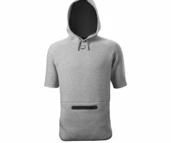 Evoshield Men’s Pro Team Short Sleeve Hoodie – Grey -Baseball Fantastic Store products wb6001602 1